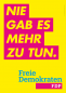 Preview: Wahlplakat auf Hohlkammerplatte DIN A1